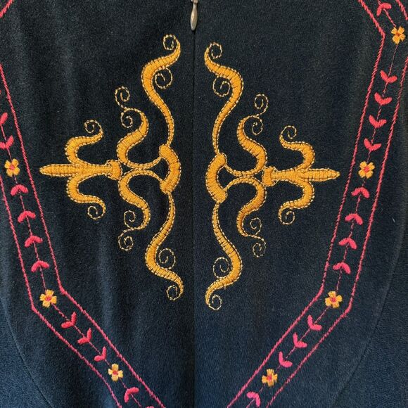 Vanity Fair House Coat Zip Bath Robe Night‎ Gown Medium Petite Green Vintage - Picture 9 of 16